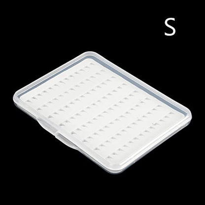 Youngy Outdoor Easy-Grip Foam Clear Fly Lures Hook Box Fishing Tool Plastic Fishing Flies Hooks Storage Boxes Fly Hook Box