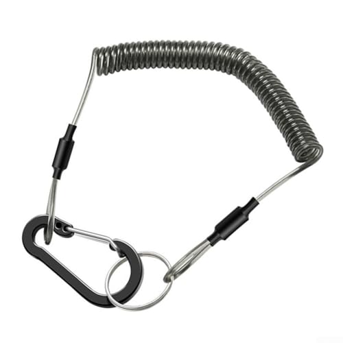 For Fishing Magnetic Release Clip and 1 5m Lanyard, Ideal for For Fishing Nets and Pliers, Enhanced Steel Wire Performance (1.5M)