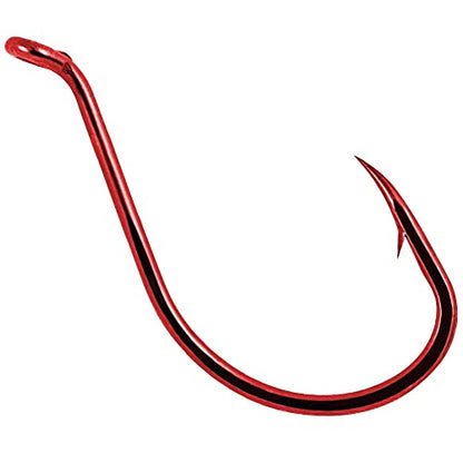 Octopus-Hook-Fishing-Beak-Circle-Hooks-Freshwater-Red-Black-100-50 Pack - color: 1-Red, size: Size:1/0 50-Pack