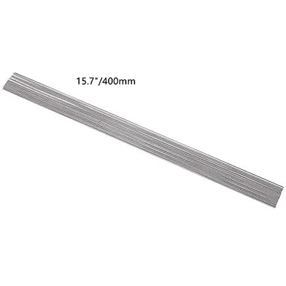 25PCS 40CM 15.7" Stainless Steel Spring Wire Hard Full Straight 2.0mm Fishing Accessories - size: 2.0mm