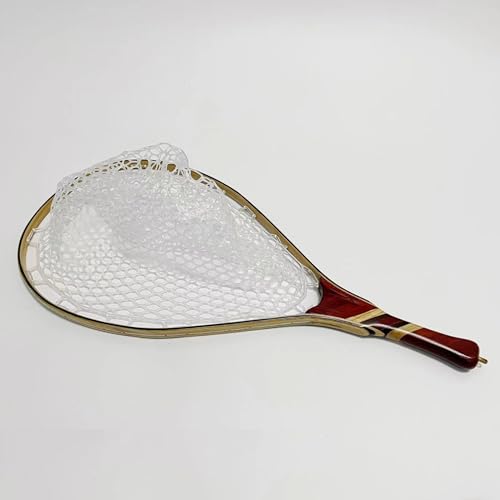 AIRROAD Fly Fishing Landing Net.Gifts for Father - style: Pu-1