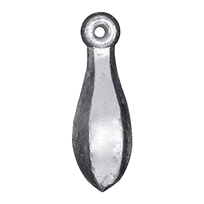 Rite Angler Bank Sinkers Tear Drop Shaped Fishing Weights in Assorted Sizes Freshwater and Saltwater Casting 1/2 lb. Bags - size: 4 oz.