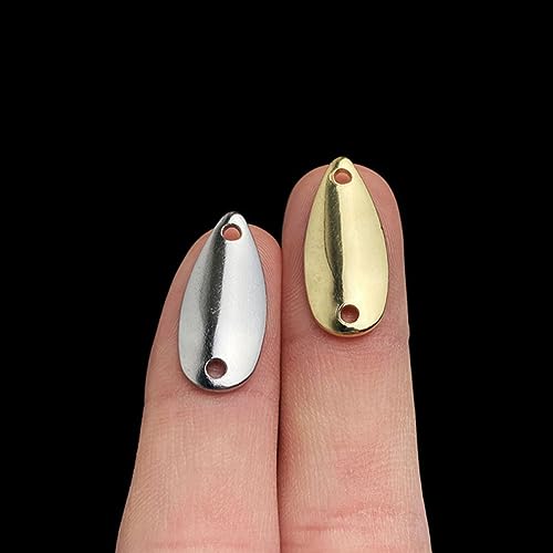 20Pcs Metal Fishing Lure Sinking Baits for Freshwater Saltwater Fishing Bright Color Design for Bass Trout Pan Fish Durable Reusable Fishing Tools