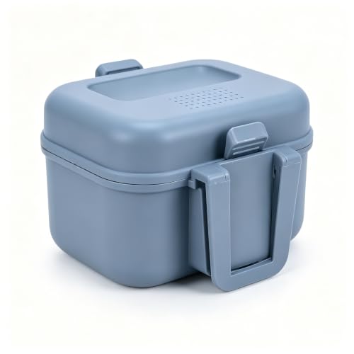 2Fishing Bait Boxes 2026 New- Water Proof Live Bait Container for Shrimp,Portable Bait Holder for Freshwater & Saltwater Fishing (Grey,3.54×3.15×2.24In)