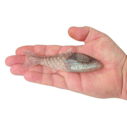 Berkley PowerBait Shad-E Fishing Soft Bait - color: Electric Shad, size: 5.3"