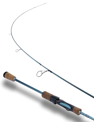 Rezil Ultralight Freshwater & Light Saltwater Trout Fishing Spinning Rod - size: 7‘/UL/2-6lb/2pcs-50/50 split