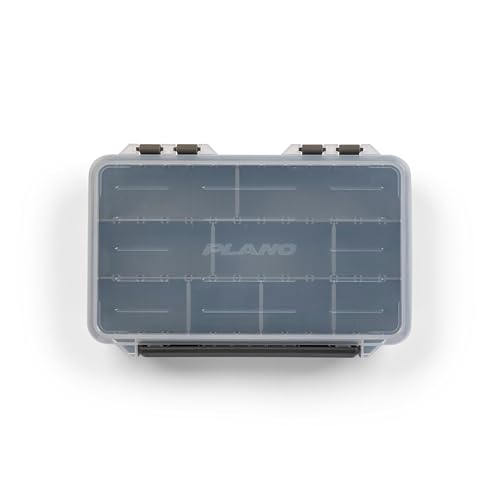 Plano StowAway 3600 Stow Tackle Box with Corrosion-Preventive Rustricor, 4-Pack, Single Latch Design, Transparent DuraView Lid, Stackable Storage for Fishing Bait, Lures and Gear - size: 3600 4-Pack, style: New Model