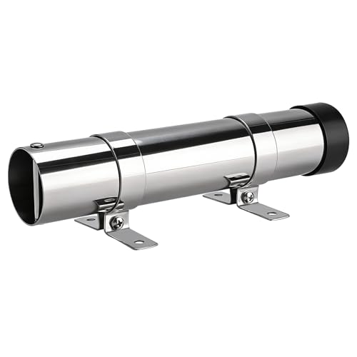 YaeMarine Boat Marine Fishing Rod Holders Stainless Steel Side Mounted Transom Mounted Rod Holders with Brackets - style: With Non-welded Brackets
