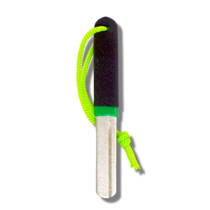 Set of 2 Fishing Hook Sharpener Hone Diamond File Portable Grinding Tool, Double Sided Diamond Grit 800/600 Multicolor | Double Sided Diamond Grit 800/600, 4 inch, 2 Pack