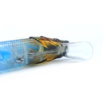 SEASKY Floating Minnow Bass Bait Laser Top Water Lures, Jerk Baits for Bass Fishing, Topwater Baits for Bass Trout Freshwater 3 9/16", 5/16oz Minnow - color: 01
