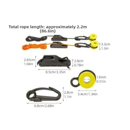 2-pcs Fishing Sinker Retriever with Nylon Cord, Deep Drop Recovery Tool for Trolling and Saltwater Boat Fishing