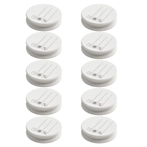 EVA Foam Spools for Carp Fishing Rigs, 10PCS Line Leader Winders and Hook Storage Boards, Lightweight Rig Wire Winding Organizer Box