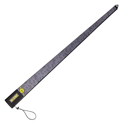 BUZBE Spinning Quik-Shield Rod Cover, Fishing Rod Sleeve, Rod Sock, Neoprene Rod Cover, Spinning Rod Cover, Saltwater Rod Cover - color: Grey Hex