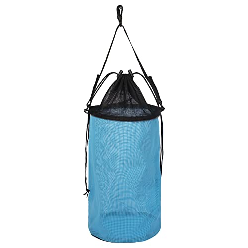 Fishing Bait Mesh Bag - Live Bait Storage Cage, Textilene Mesh Fishing Net - size: 3.8 Gallon