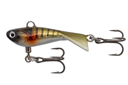 Eurotackle Z-Darter V2 Ice Fishing & Panfish Rattle Jigging Minnow Lure - color: Baby Bluegill