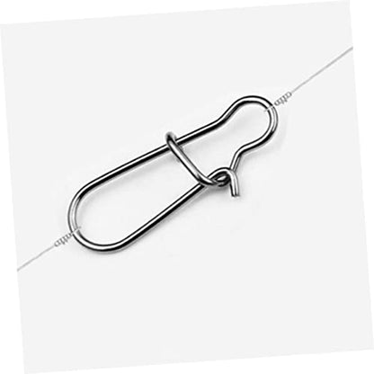 Toddmomy Lure Pin Hook Fishing Lure Connector Fishing Tackle Kit Fishing Snaps Clip Fishing Supply Fishing