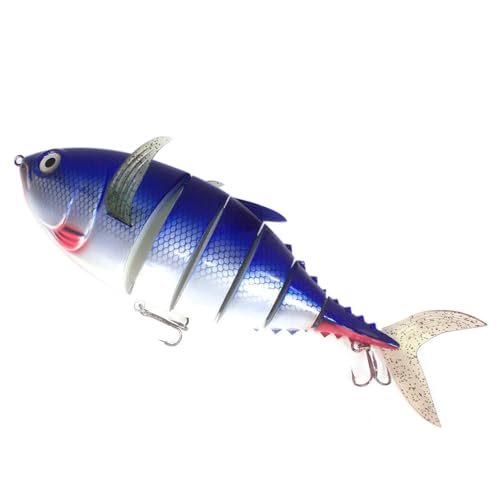 Large Multi Jointed Fishing Lures Bait,Big Giant Fishing Bass Lures,Crankbaits Swimbaits with Treble Hook - color: C3-15.77",36oz