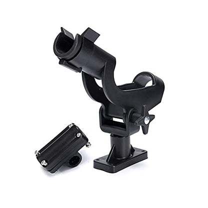 HiUmi Adjustable Rotatable Plastic Fishing Rod 3 Mount Rack Holder Bracket Boat Canoeing Rowing Mount Kit Kayak Side Rod Holder - color: RH50-2Pack