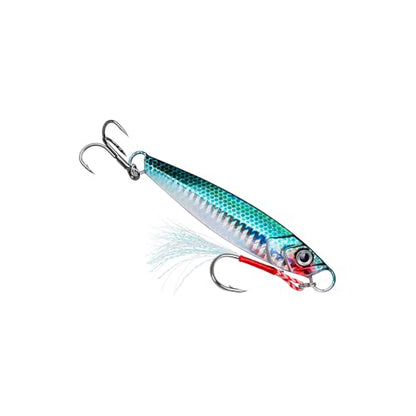Treble Hook Fast Sinking Jigging Baits Jigs Lure 13g/30g/60g Hard Metal Jigging Spoon Lures Saltwater Fishing Lure - color: ColorA 17G