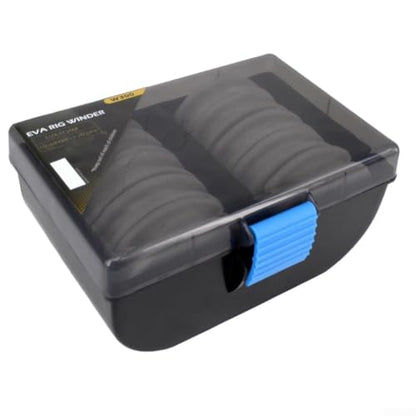 EVA Foam Spools for Carp Fishing Rigs, 10PCS Line Leader Winders and Hook Storage Boards, Lightweight Rig Wire Winding Organizer Box