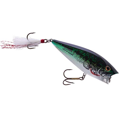 Heddon Pop'N Image Topwater Fishing Lure - Excellent Popping and Walk-The-Dog Action - color: Baby Bass