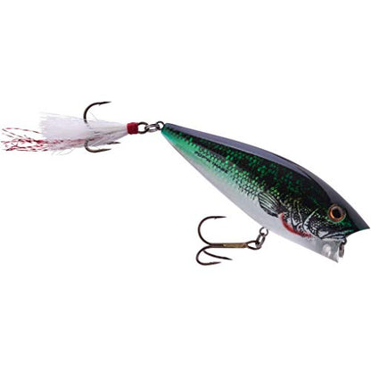Heddon Pop'N Image Topwater Fishing Lure - Excellent Popping and Walk-The-Dog Action - color: Baby Bass