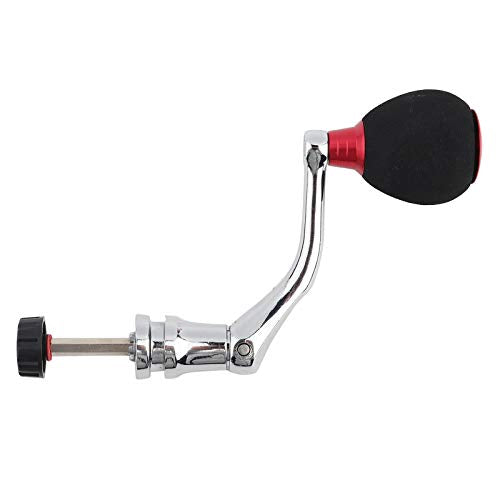 Fishing Reel Handle, Metal knobs Handle Grip Fishing Reel Rocker Arm Grip (Red-2000/3000) Fishing Reel Handle Reel Replacement Handle Fishing Reel Handle Replacement Reel Handle