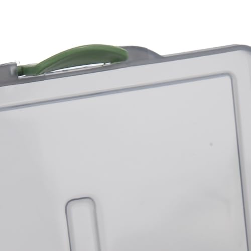 Fishing Tackle Box, Clear Water proof Storage Organizer for Hooks, Lures, Baits, Terminal Tackle and Small Fishing Accessories Use(6 Compartments) - size: 6 Compartments