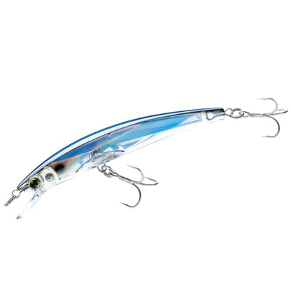 Yo-Zuri Crystal 3D (F) 90Mm 3-1/2" Minnow, Real Mullet - color: Blue Silver, size: 3-1/2 Inch