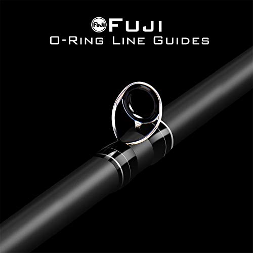 KastKing Perigee II Spinning & Casting Fishing Rods, Fuji O-Ring Line Guides, 24 Ton Carbon Fiber Casting and Spinning Rods - Two Pieces,Twin-Tip Rods - size: 7'0"- Medium - Fast - 2pcs, style: Cast