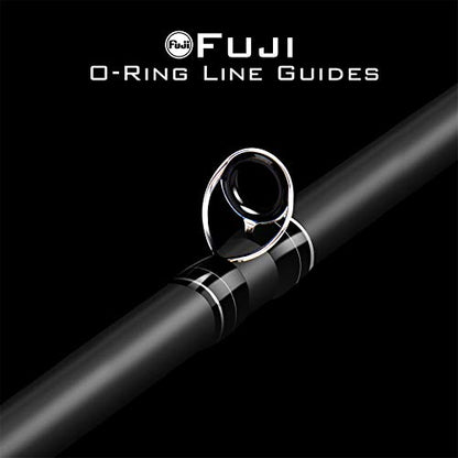 KastKing Perigee II Spinning & Casting Fishing Rods, Fuji O-Ring Line Guides, 24 Ton Carbon Fiber Casting and Spinning Rods - Two Pieces,Twin-Tip Rods - size: 7'0"- Medium Heavy - Fast - 2pcs, style: Cast