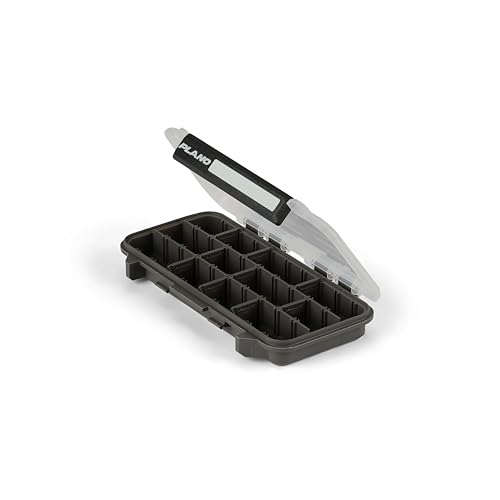 Plano StowAway 3500 Stow Tackle Box, with Corrosion-Preventive Rustricor, Single Latch Design, Transparent DuraView Lid, Stackable Storage for Fishing Bait, Lures and Gear - size: 3500, style: New Model