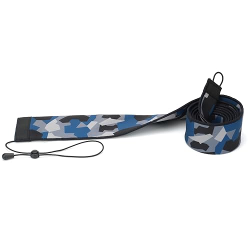 Neoprene Camo Fishing Rod Sleeves,Fishing Pole Sleeves,Fishing Rod Socks | UV Resistance,Puncture Resistant, Protect Casting, Spinning, Trolling Fishing Rods, Storage, tangled-free,75in,68in,60in - color: Dark Camo, size: 75"