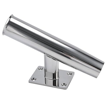 YaeMarine 2/4Pcs Tournament Style Stainless Steel Wall /Transom Mount Rod Holders for Marine Boat - style: 20 Degree-2pcs