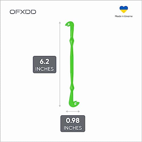 Loop Tyer - Hook Loop Tyer for Fishing - Plastic Fishing Line Knot Tying Tool, 2 Pcs Red & 2 Pcs Green & 2 Pcs Yellow