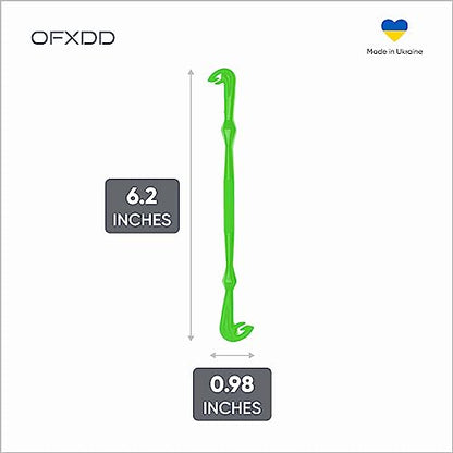 Loop Tyer - Hook Loop Tyer for Fishing - Plastic Fishing Line Knot Tying Tool, 2 Pcs Red & 2 Pcs Green & 2 Pcs Yellow