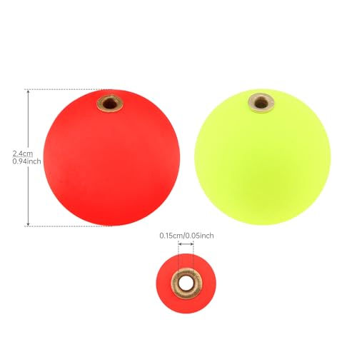 20pcs Fishing Bobber Foam Slip Bobbers, Slip Foam Floats Fishing Float, Buoy Floats Rig Stoppers for Crappie Trout Bass Panfish Walleyes