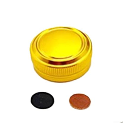 Aluminum Spool Tension Knob Cap for Metanium 09MG7 Baitcast Reel, Knurled Grip Nut for Brake Adjustment, 0.35mm Thread(black) - color: black