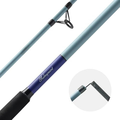 Shakespeare Catch More Fish Spinning Reel and Fishing Rod Combo with Kit - color: Salmon, style: 2024 Model