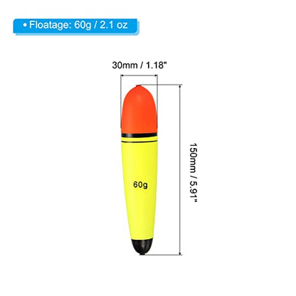PATIKIL Fishing Slip Bobbers EVA Fishing Float for Saltwater Freshwater Fishing - style: 2.1oz
