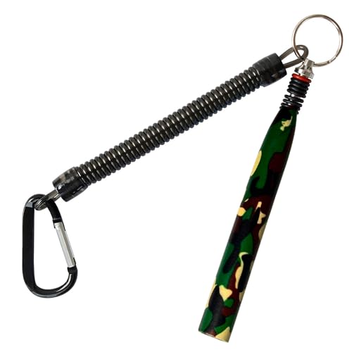 Reaction Tackle Wacky Rig Tool and O-Rings for Soft Plastic Worms, Bass Fishing Wacky Rig and Neko Rig Stick Bait Setup for Largemouth and Smallmouth - color: Camo Wacky Tool (+10 O-rings)