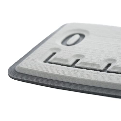 SeaDek Fish Ruler | Next Level | 36 inch Fish Measurement Tool | Perfect for Boats and Kayaks | Cool Gray over Storm Gray - color: Cool Gray/Storm Gray