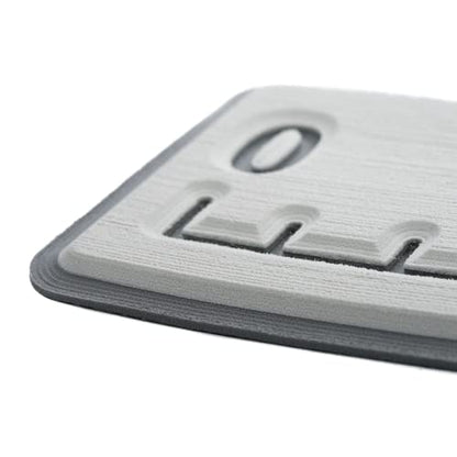 SeaDek Fish Ruler | Next Level | 36 inch Fish Measurement Tool | Perfect for Boats and Kayaks | Cool Gray over Storm Gray - color: Cool Gray/Storm Gray