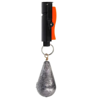 Quick Release Line Clip with Snap Weight by Eagle Claw 2pk
