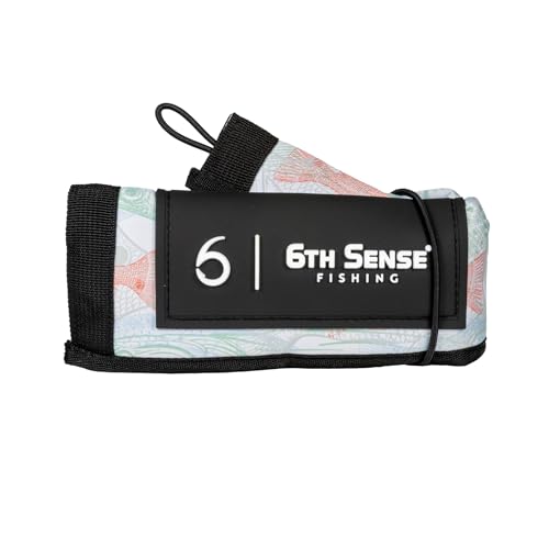 6th Sense ProSix Rod Sleeve – Hook-Resistant Neoprene Covers for Superior Durability, Color-Coded Rod Storage or Organization, Floating Material (Inshore Tropics, Spinning) - color: Inshore - Coral, style: Spinning