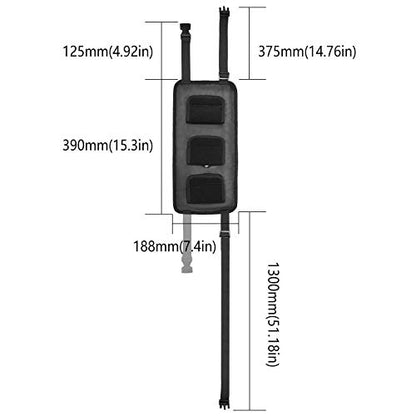 Fishing Rod Carrier, Pole Holder for Vehicle/Ship Rear Seats, Car, SUV, Wagons, Vans - style: Backseat Pole Holder