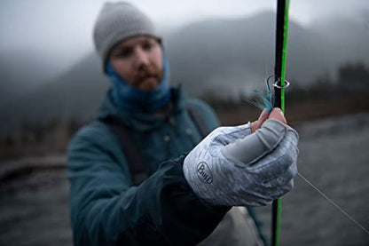 Buff Adult Aqua Gloves, UPF 50+ Sun Protection, Odor-Resistant Fabric, Quick Drying and Lightweight, Outdoor Activities