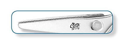 Cuda 8" Detachable Marine Shear Durable Fishing Mono, Braided Line & Fluorocarbon Cutter for Saltwater & Freshwater with Serrated Blades, Bottle Opener & Fish Scaling Edge