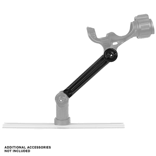 YakAttack 8" Extension Arm for LockNLoad Accessories | Rod Holder & Fish Finder Riser | Track Mount Compatible | Includes Hardware | Made in USA | Kayak Fishing Attachment