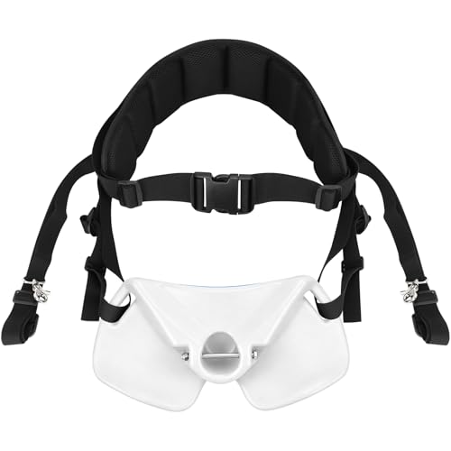 SANLIKE Fishing Fighting Belt, Adjustable Rod Holder Waist Gym Girdle Black | Heavy duty fish fighting belt offers excellent leverage. Perfect waist belt fishing rod holder for big game offshore - color: White Set